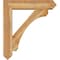 Ekena Millwork Legacy Arts and Crafts Rough Sawn Bracket w/ Offset Brace, Western Red Cedar, 8"W x 36"D x 40"H BKT0806X36X40LEC03RWR - alternate 2